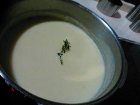 Crema de calabacín